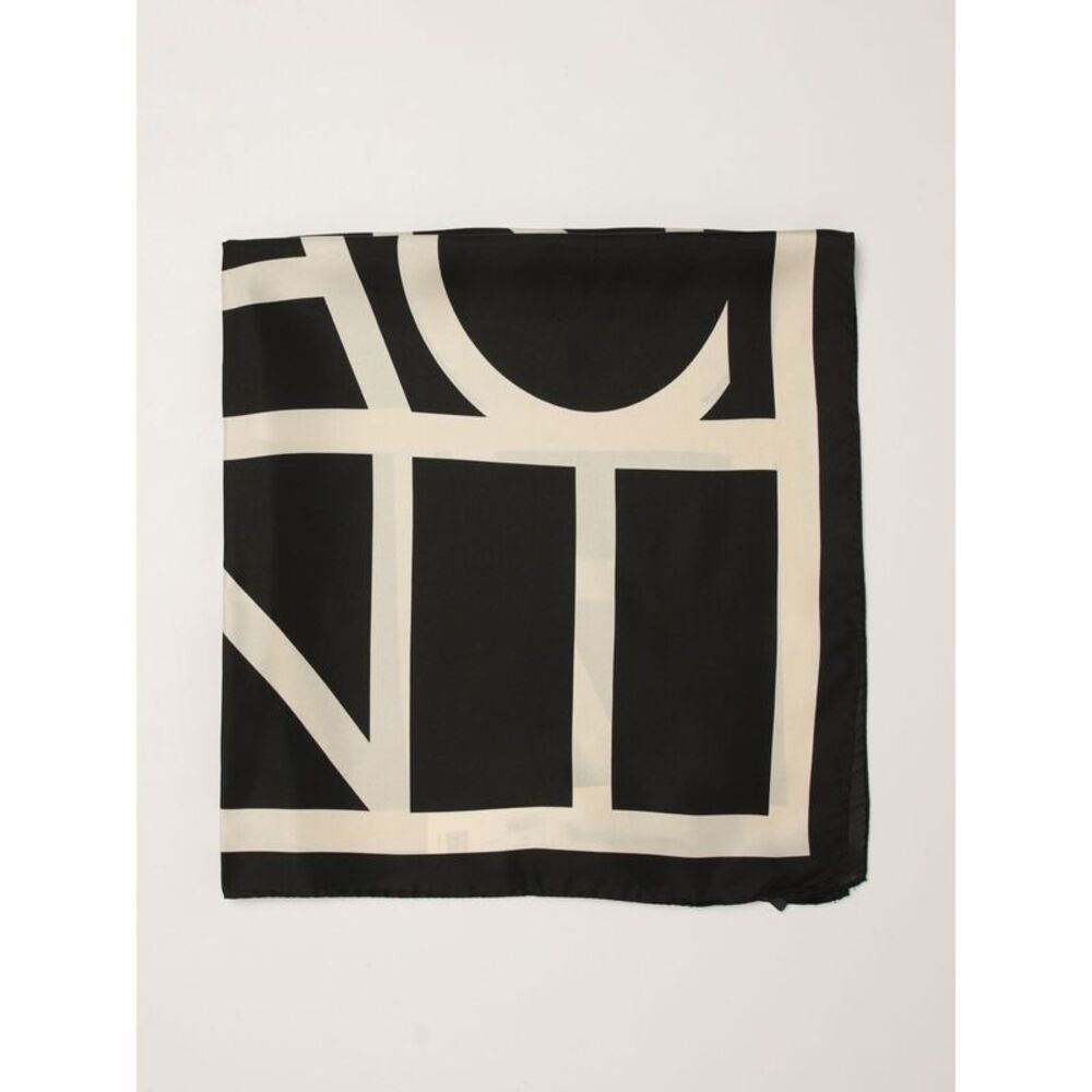 Liviana Conti Women Liviana Conti Patterned Pure Silk Foulard With Logo Print
